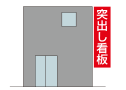 突出し看板